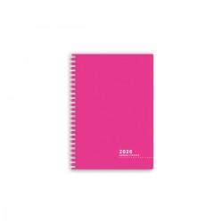 a Agenda 2026 – Fiscale Settimanale LIGHT Spirale - dimensione A6  - colore Rosa