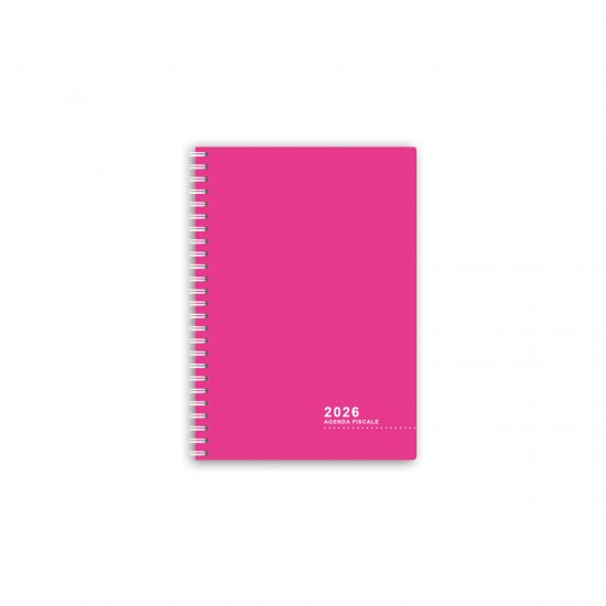 a Agenda 2026 – Fiscale Settimanale LIGHT Spirale - dimensione A6 - colore Rosa a Agenda 2026 – Fiscale Settimanale LIGHT Spirale - dimensione A6 - colore Rosa