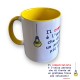 a Tazza con frase " Il commercialista è l'unica persona che..." colore Bianco/Giallo a Tazza con frase " Il commercialista è l'unica persona che..." colore Bianco/Giallo