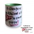 a Tazza con frase " Il cliente ha le sue ragioni..." colore Bianco/Verde