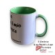a Tazza con frase " Il cliente ha le sue ragioni..." colore Bianco/Verde a Tazza con frase " Il cliente ha le sue ragioni..." colore Bianco/Verde