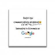 b Quadro in tela - 20cm x 20 cm – frase “commercialista arrabbiato” b Quadro in tela - 20cm x 20 cm – frase “commercialista arrabbiato”