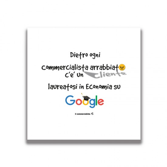 b Quadro in tela - 20cm x 20 cm – frase “commercialista arrabbiato” b Quadro in tela - 20cm x 20 cm – frase “commercialista arrabbiato”