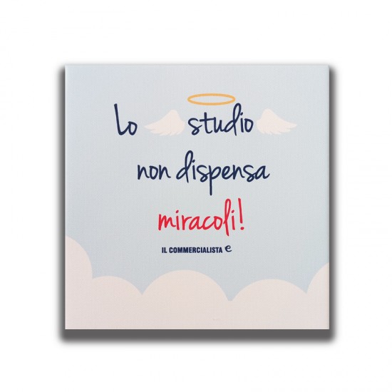 b_Quadro in tela - 20cm x 20 cm – frase “Lo studio non dispensa...” b_Quadro in tela - 20cm x 20 cm – frase “Lo studio non dispensa...”