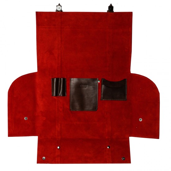 Pacioli - Portadocumenti “Numero uno”, colore marrone in vera pelle Pacioli - Portadocumenti “Numero uno”, colore marrone in vera pelle