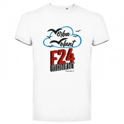 T-shirt VERBA VOLANT F24 MANET...colore BIANCO