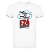 T-shirt VERBA VOLANT F24 MANET...colore BIANCO